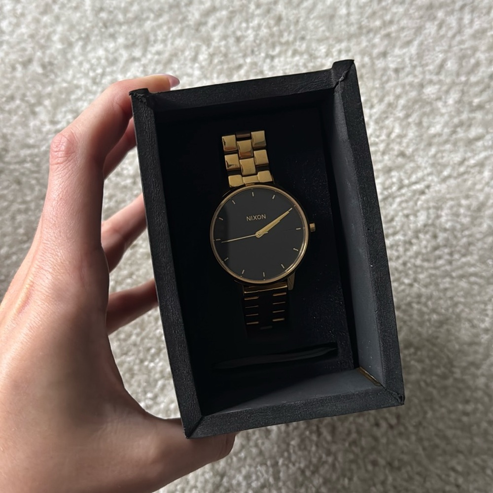 NIXON Gold and Black Watch